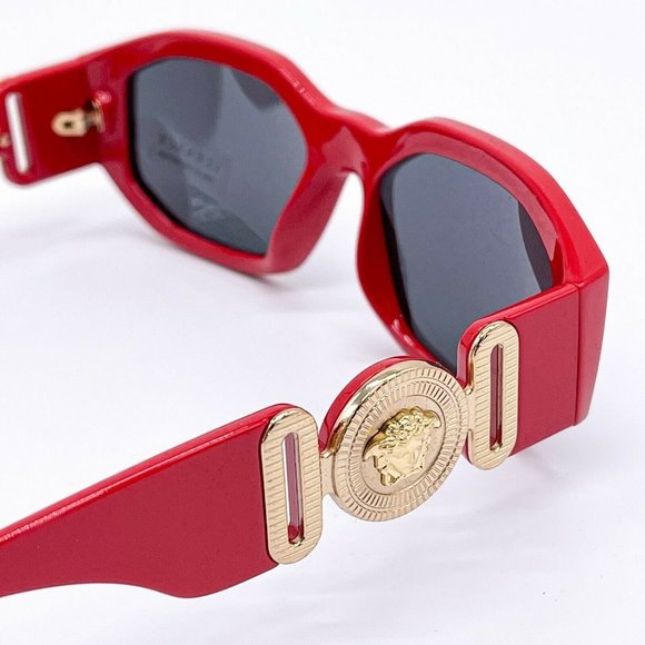 Sale! New Versace Red Medusa Unisex Sunglasses